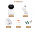 Glomarket Tuya Wifi Smart Kamera 2/3/5MP Indoor Babyphone PTZ IP Mini Überwachungskamera